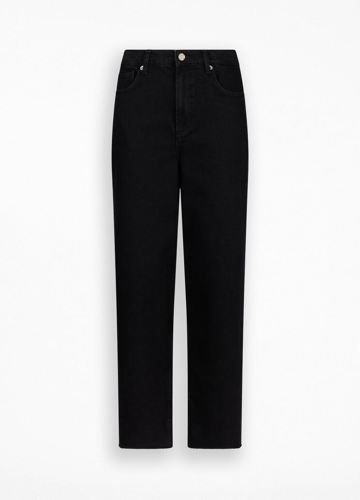 Low-rise wide-leg jeans black denim Liu Jo - large image number 6 Low-rise wide-leg jeans black denim Liu Jo - large image number 6