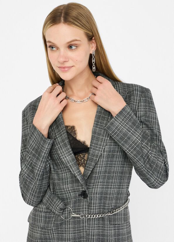 Glen plaid blazer glen plaid Liu Jo - medium