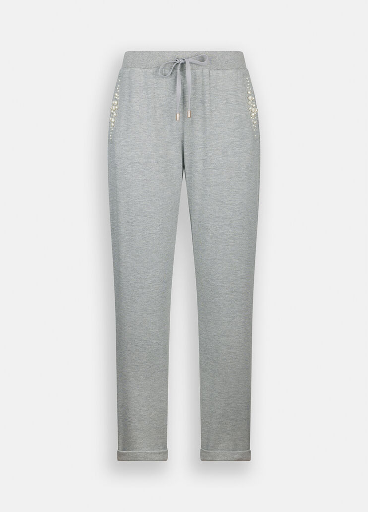 Liu Jo Better jogging trousers light grey Liu Jo - large image number 6 Liu Jo Better jogging trousers light grey Liu Jo - large image number 6