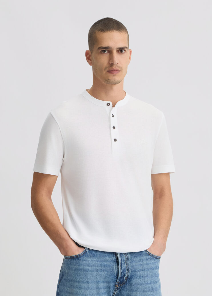 White T-shirt with buttons white Liu Jo - large image number 0 White T-shirt with buttons white Liu Jo - large image number 0