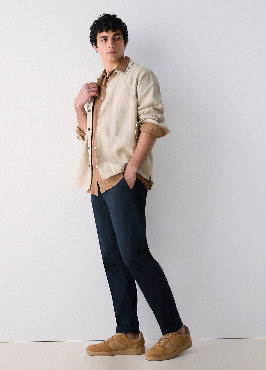 Chinos with turn-ups dark blue Liu Jo - large image number 3