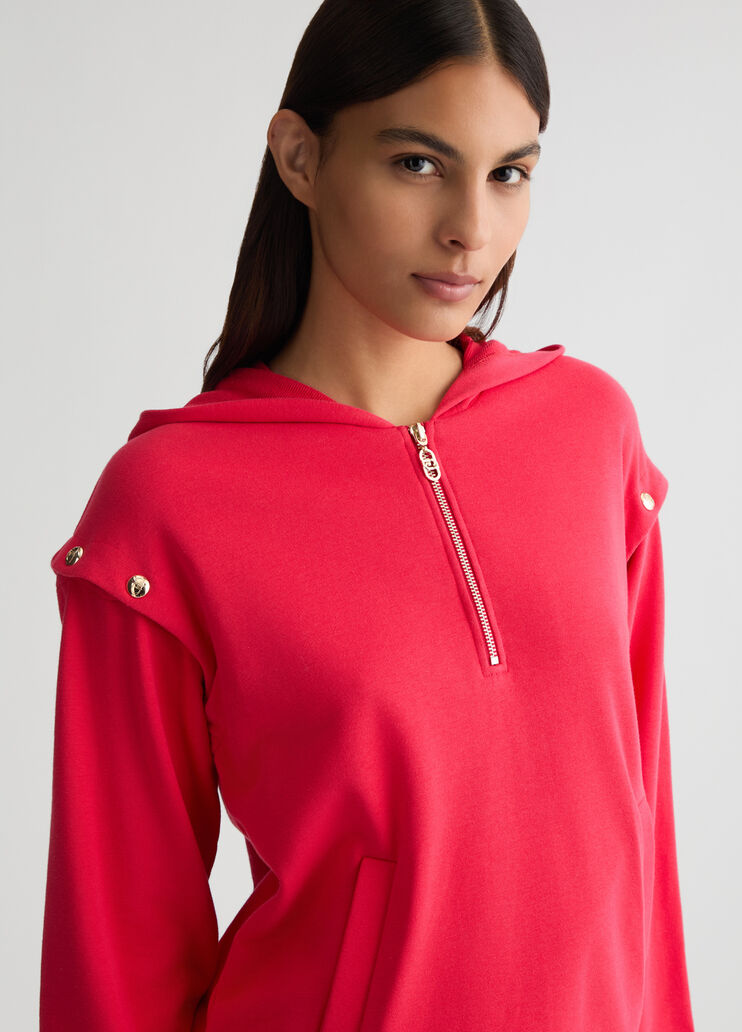 Red sweatshirt red Liu Jo - large image number 2 Red sweatshirt red Liu Jo - large image number 2