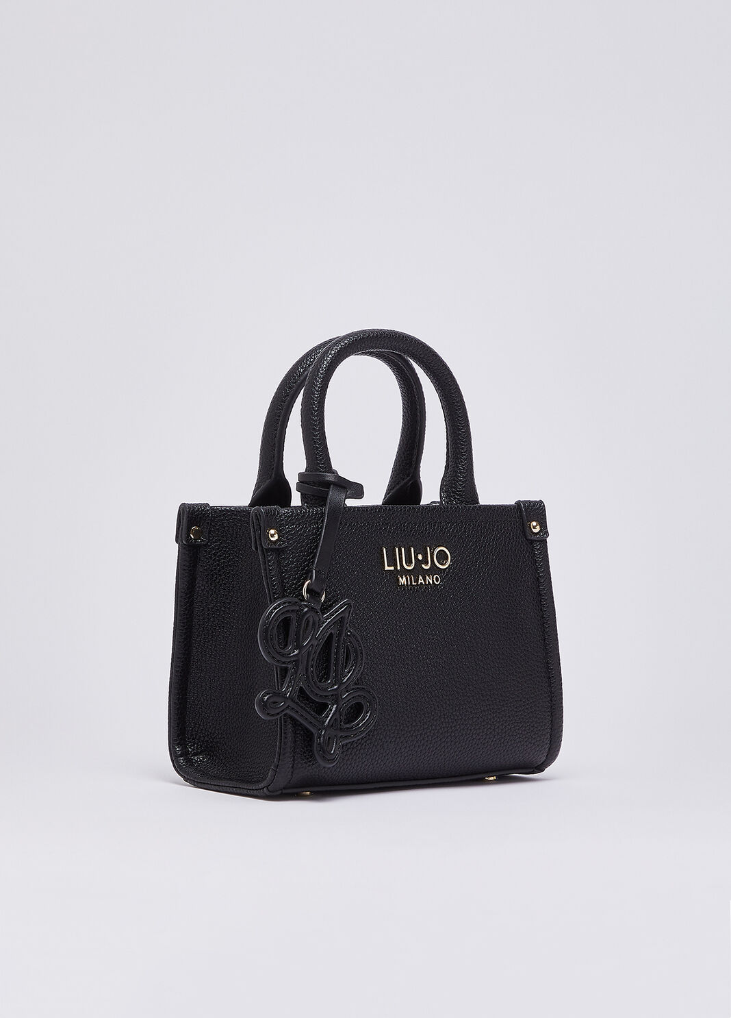 Mini bag with jacquard shoulder strap black Liu Jo - large image number 2
