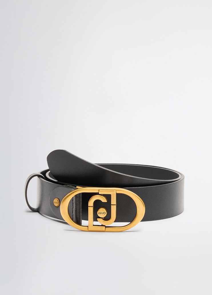 LaPuffy leather belt black Liu Jo - large image number 1 LaPuffy leather belt black Liu Jo - large image number 1