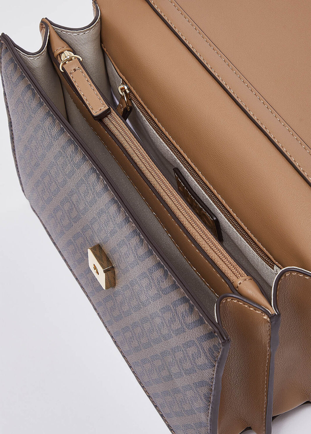 Bolso Bandolera Peque&ntilde;o Monograma beige Liu Jo - large image number 6