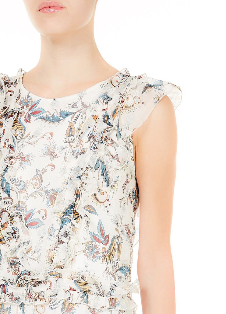 Top with flounces Paisley Liu Jo - large image number 2 Top with flounces Paisley Liu Jo - large image number 2