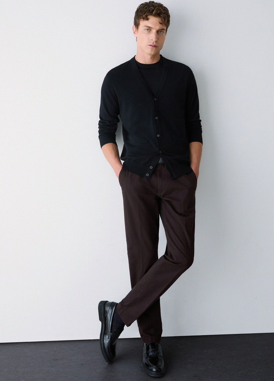 Pantalon chino en gabardine marron Liu Jo - large image number 2