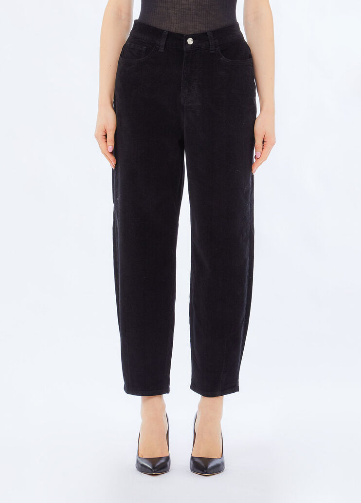 Pantaloni balloon in velluto nero Liu Jo - medium