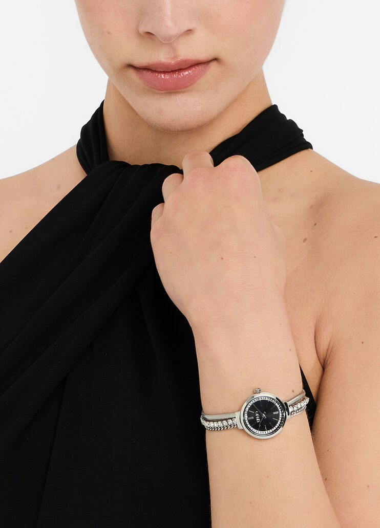 Watch with diamantés silver tone Liu Jo - medium Watch with diamantés silver tone Liu Jo - medium