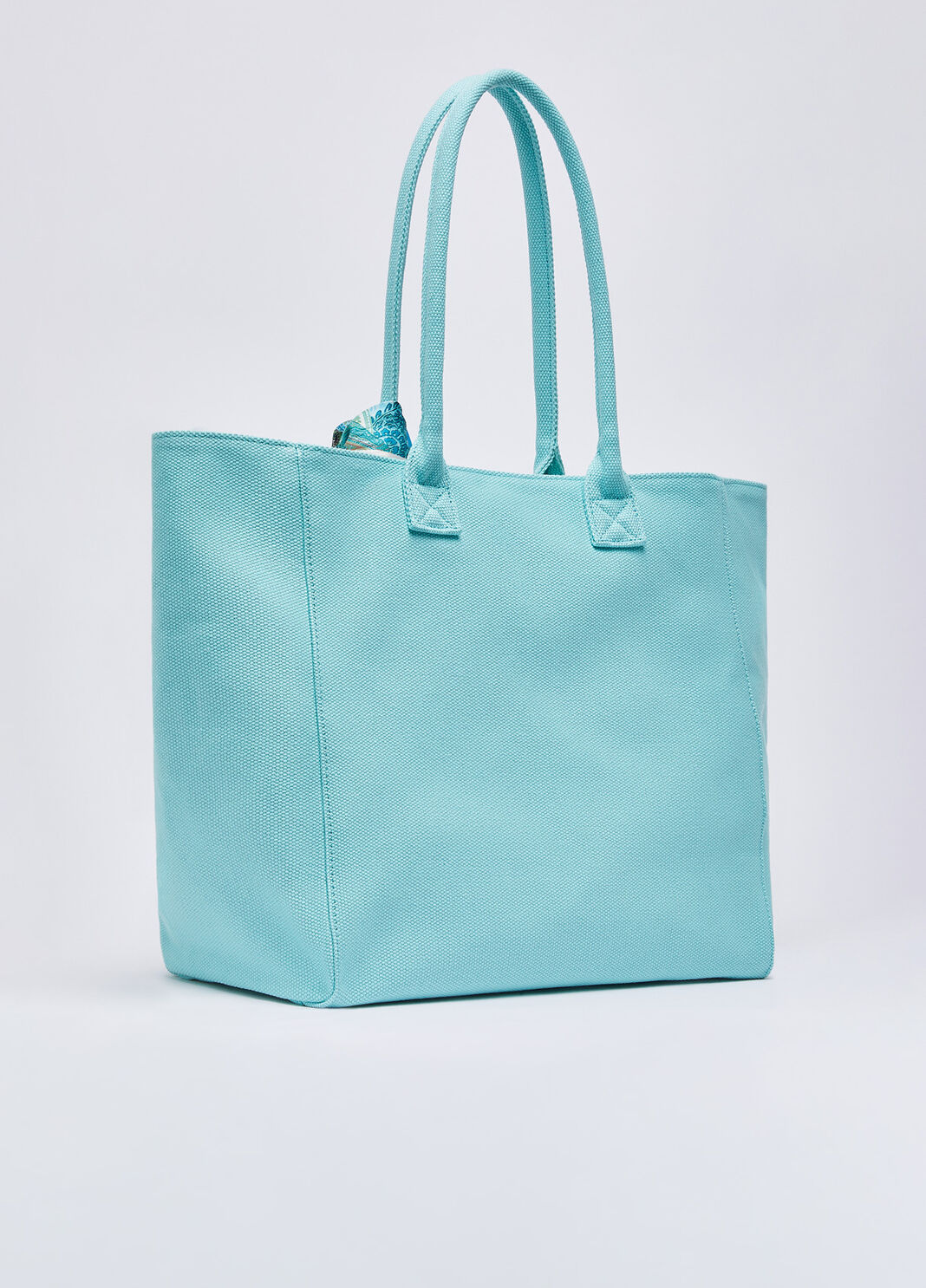 Large tote bag with foulard light blue Liu Jo - large image number 3