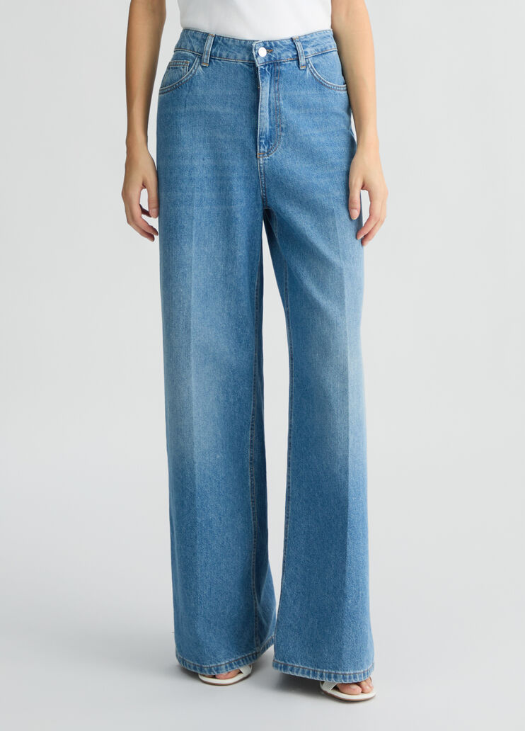 High-rise flared jeans blue denim Liu Jo - large image number 0