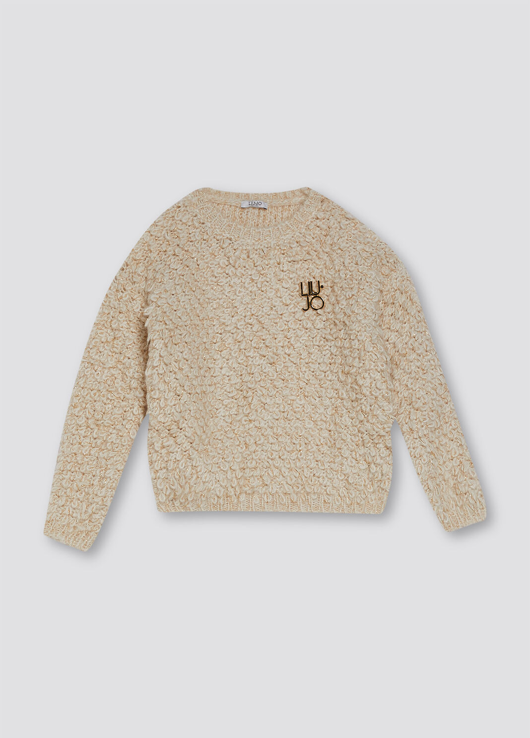 Джемпер из букле белый Liu Jo - large image number 0