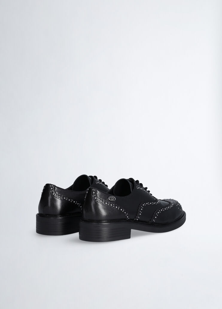 Oxford shoes with studs black Liu Jo - large image number 3 Oxford shoes with studs black Liu Jo - large image number 3