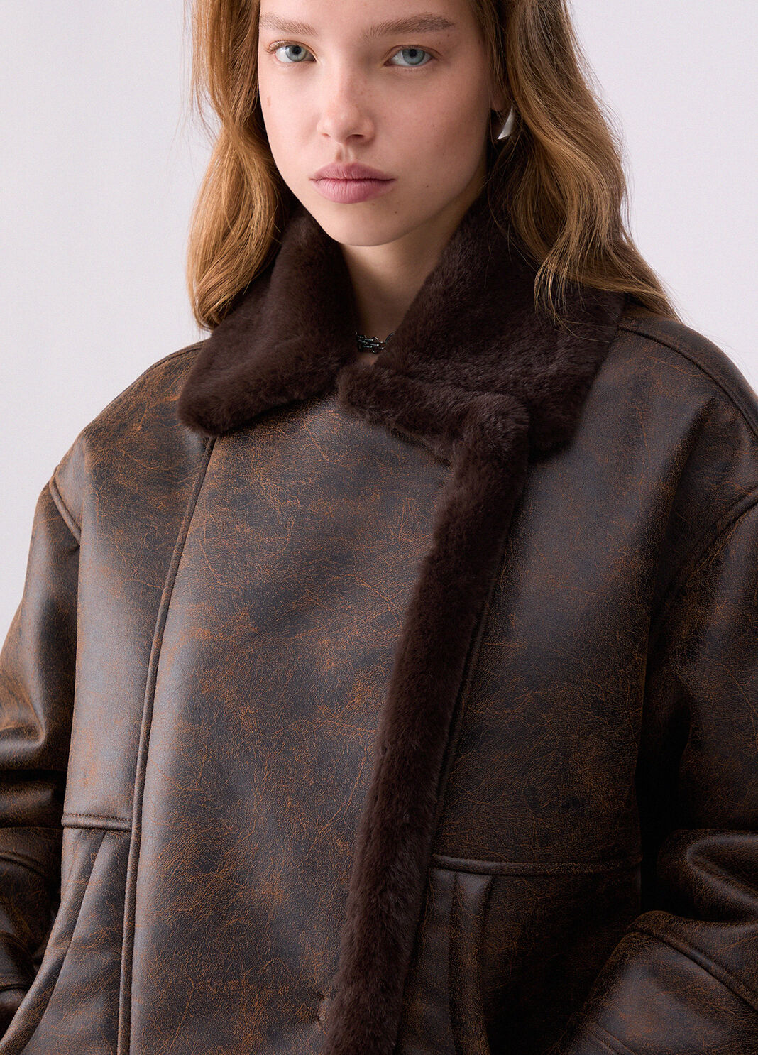 Aviator Jacket dark brown Liu Jo - large image number 4