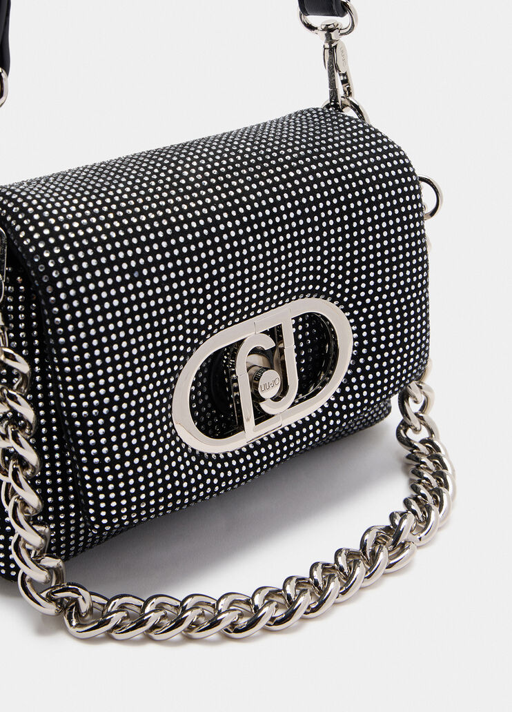 LaPuffy small crossbody bag black/silver Liu Jo - large image number 5