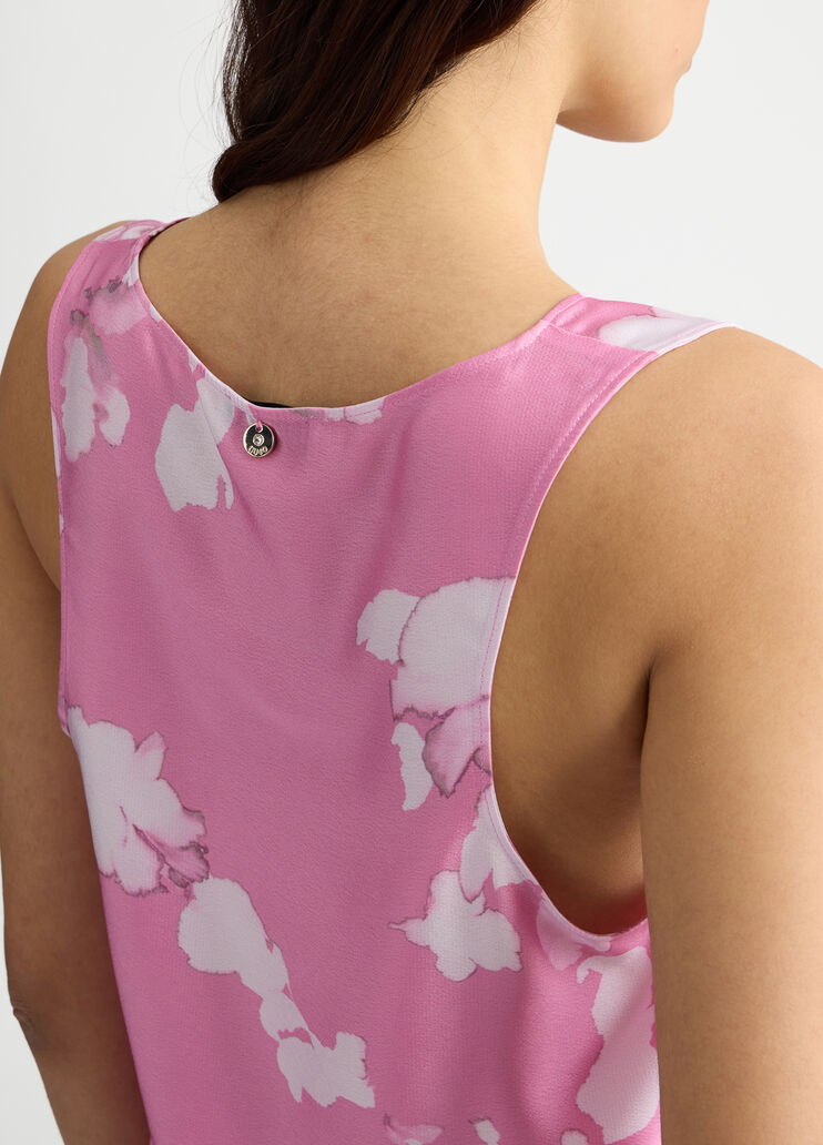 Pink satin top pink Liu Jo - large image number 4 Pink satin top pink Liu Jo - large image number 4