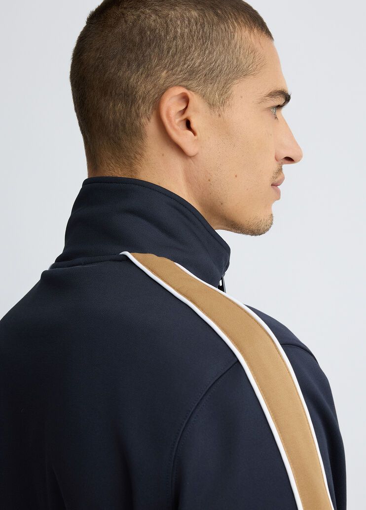 Sweatshirt with zip dark blue Liu Jo - large image number 4 Sweatshirt with zip dark blue Liu Jo - large image number 4