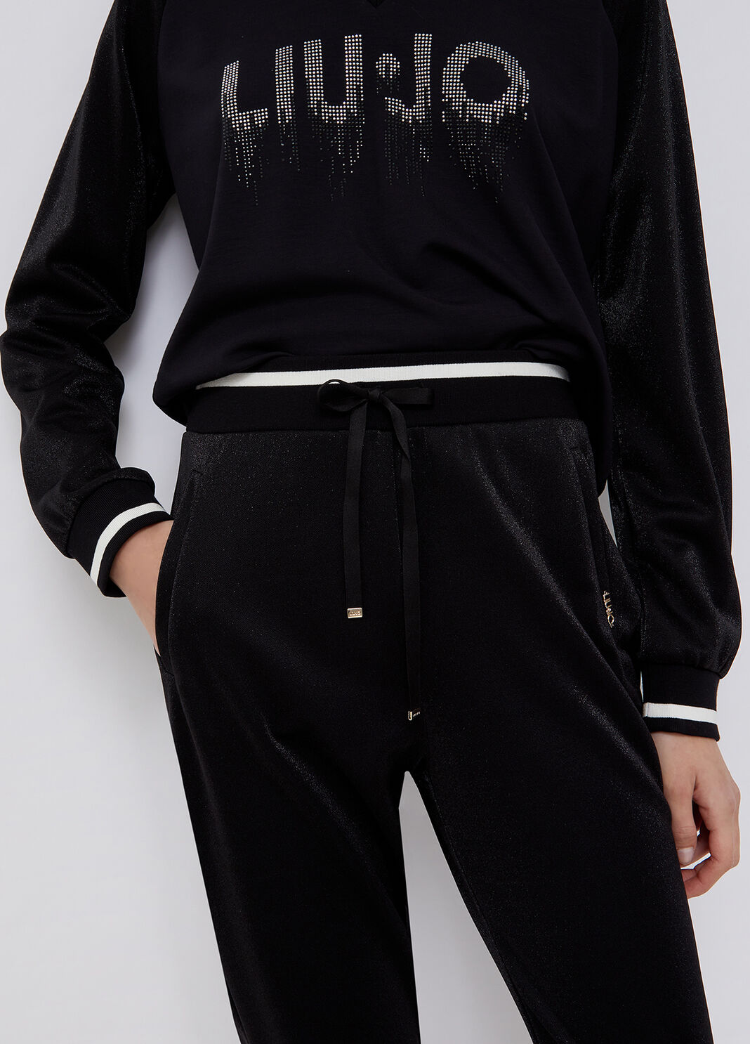 Pantalone joggers  nero Liu Jo - large image number 2