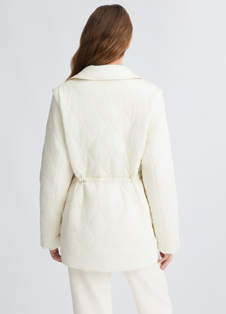 Quilted nylon coat white Liu Jo - large image number 1 Quilted nylon coat white Liu Jo - large image number 1