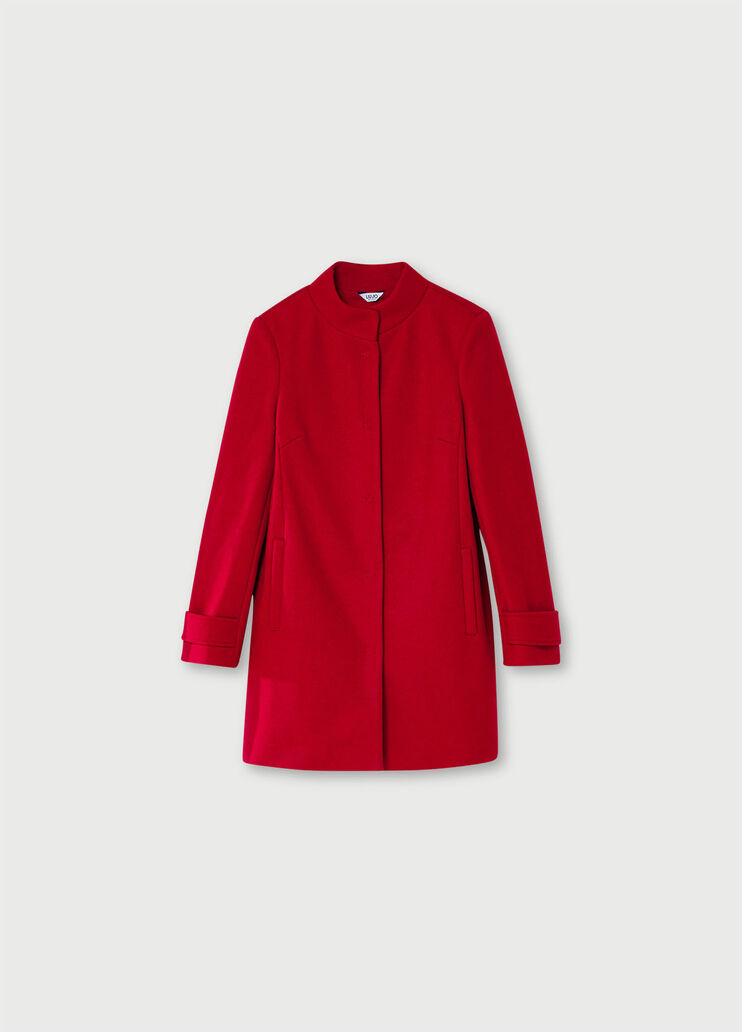 Short coat Cherry Red Liu Jo - large image number 4