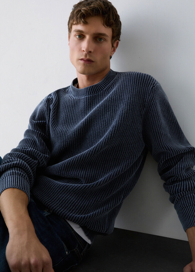 Stonewash Sweater navy blue Liu Jo - medium