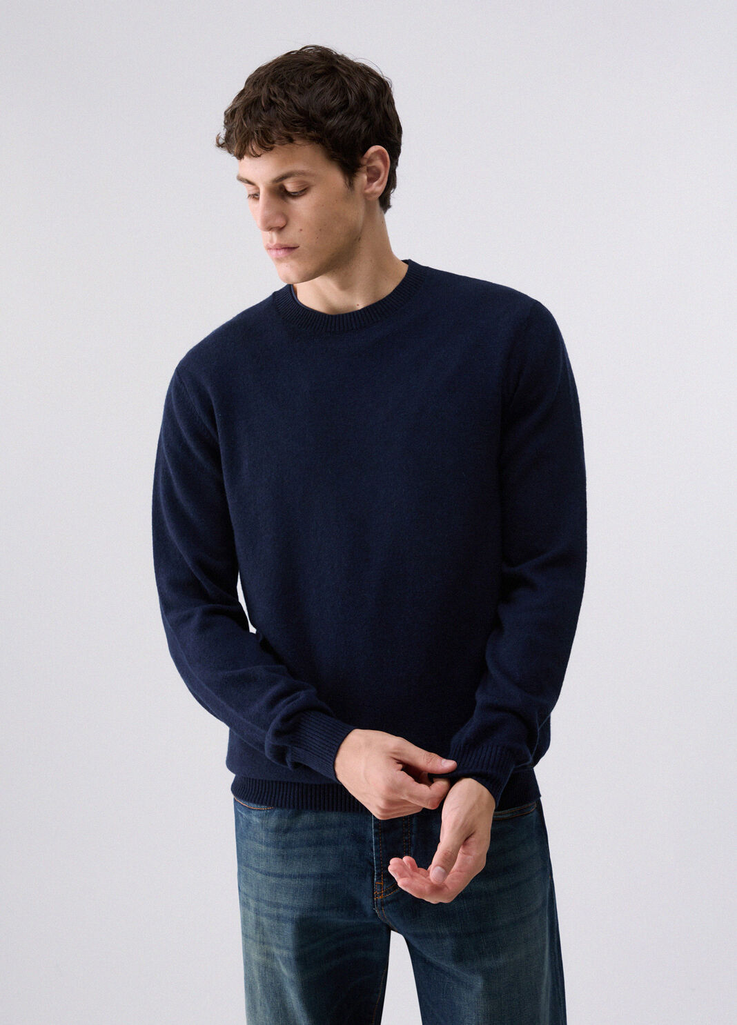 Wool and Cashmere Sweater dark blue Liu Jo - large image number 0