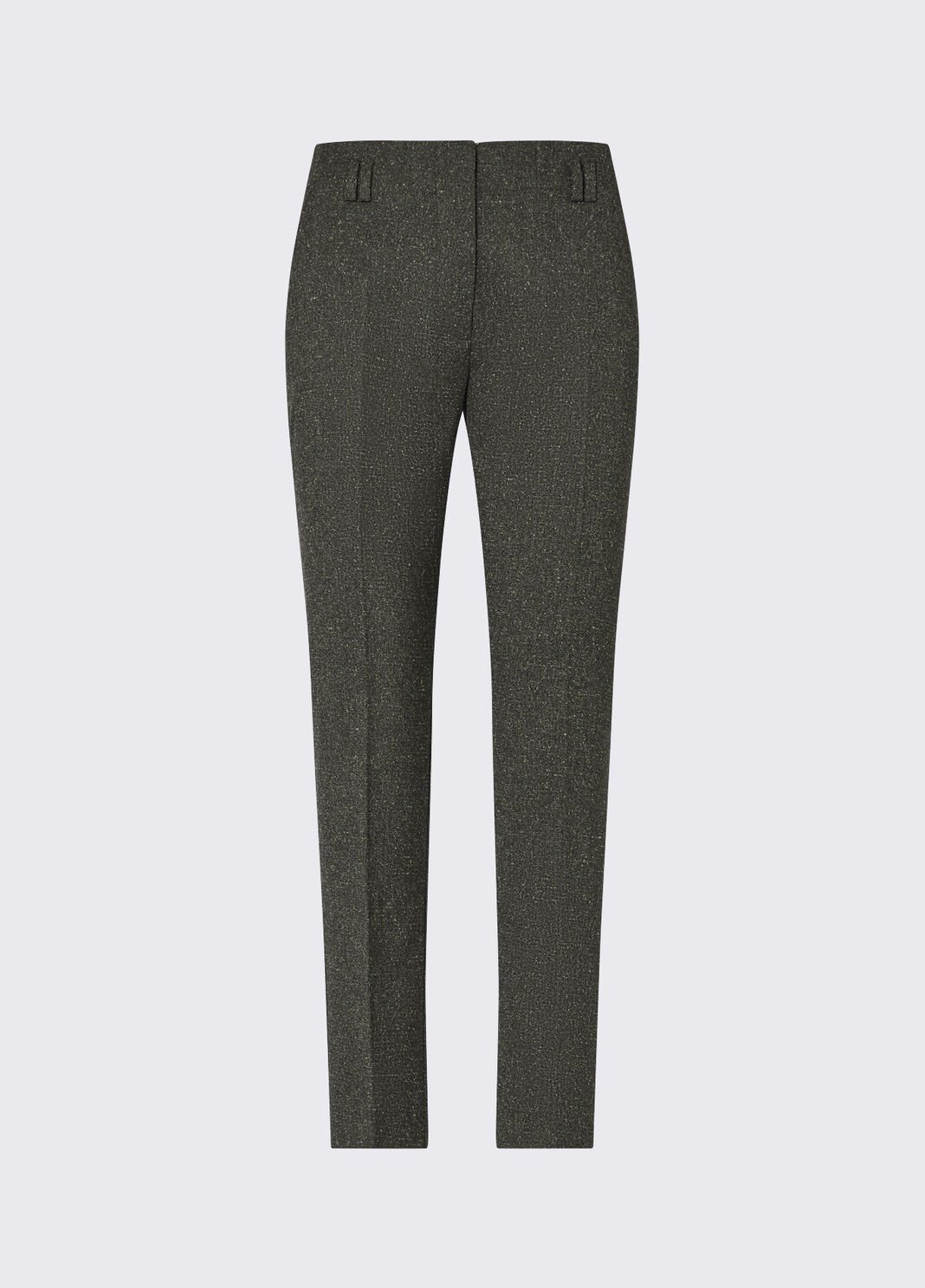 Pantalon cigarette en tweed vert fonc&eacute; Liu Jo - large image number 6