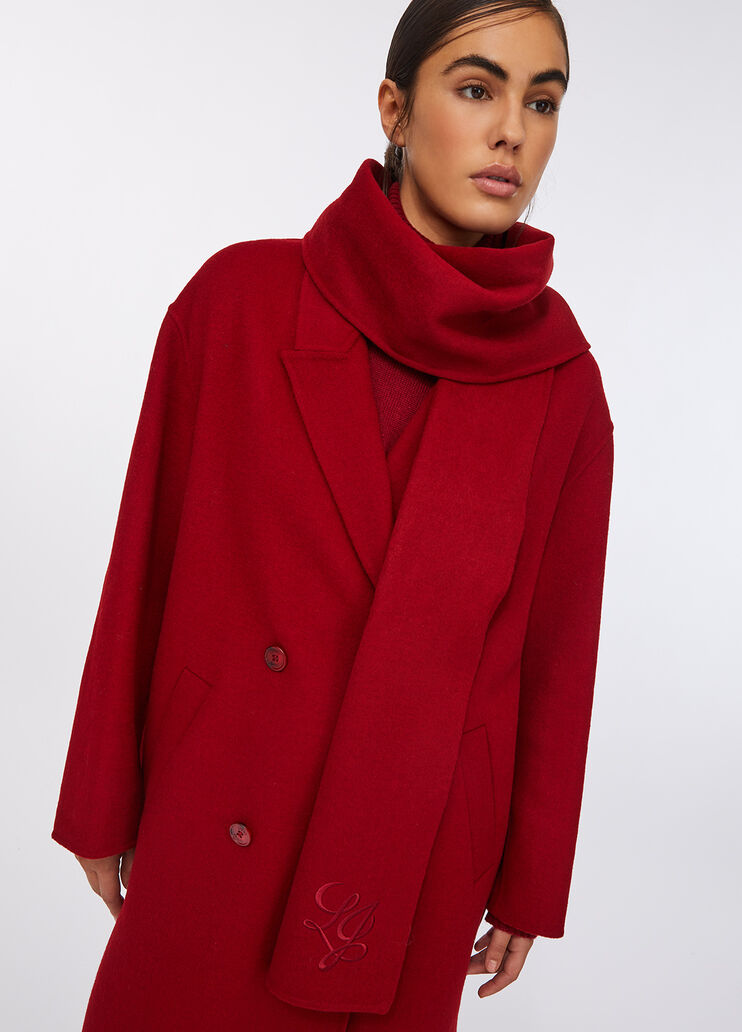 Wollmantel mit Schal Rot Liu Jo - large image number 2