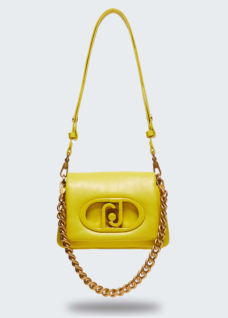 LaPuffy glossy shoulder bag citron Liu Jo - medium LaPuffy glossy shoulder bag citron Liu Jo - medium