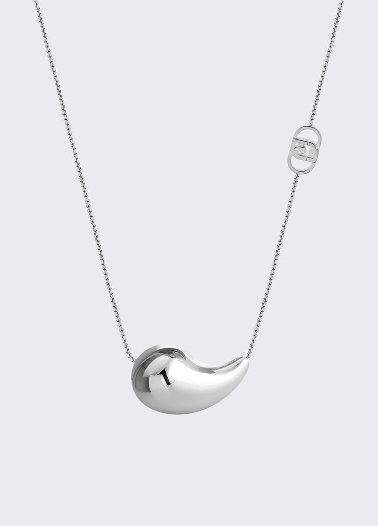 Necklace with teardrop charm silver Liu Jo - medium Necklace with teardrop charm silver Liu Jo - medium