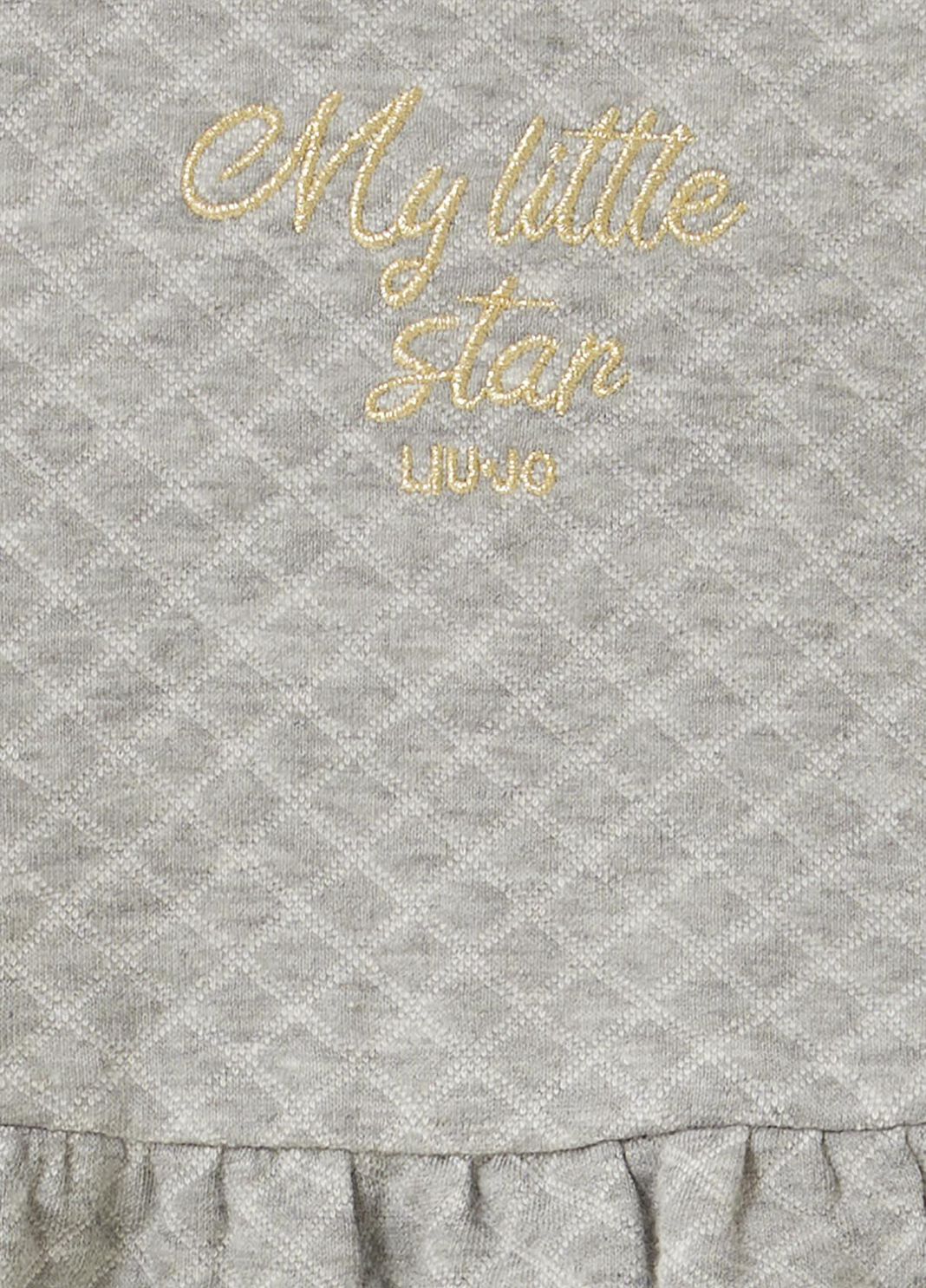 Jacquard dress with embroidery Grey Liu Jo - large image number 2