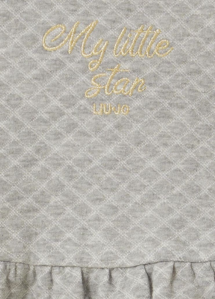 Jacquard dress with embroidery Grey Liu Jo - large image number 2 Jacquard dress with embroidery Grey Liu Jo - large image number 2