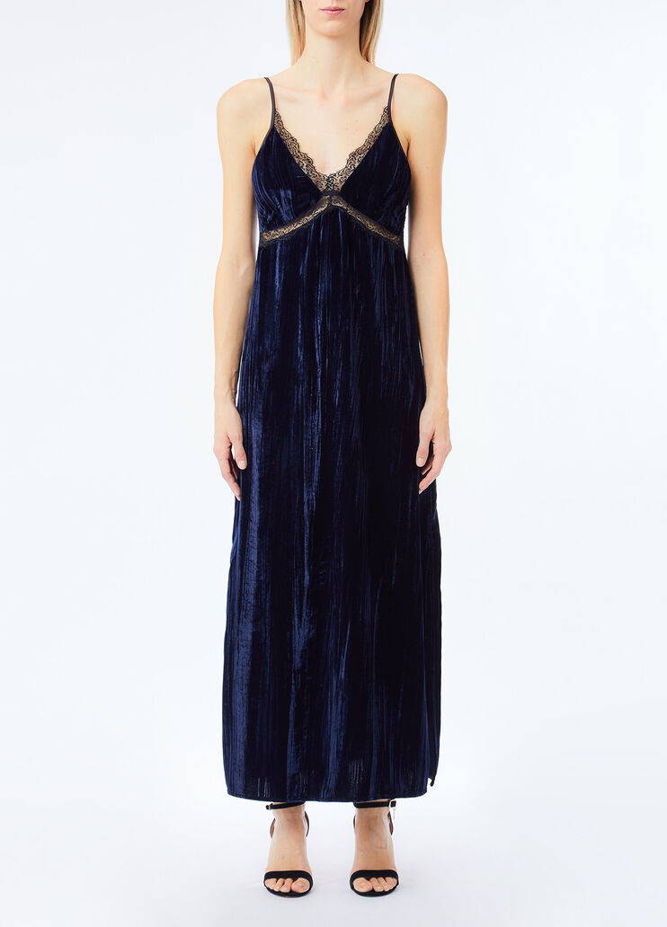 Samtkleid Marineblau Liu Jo - medium