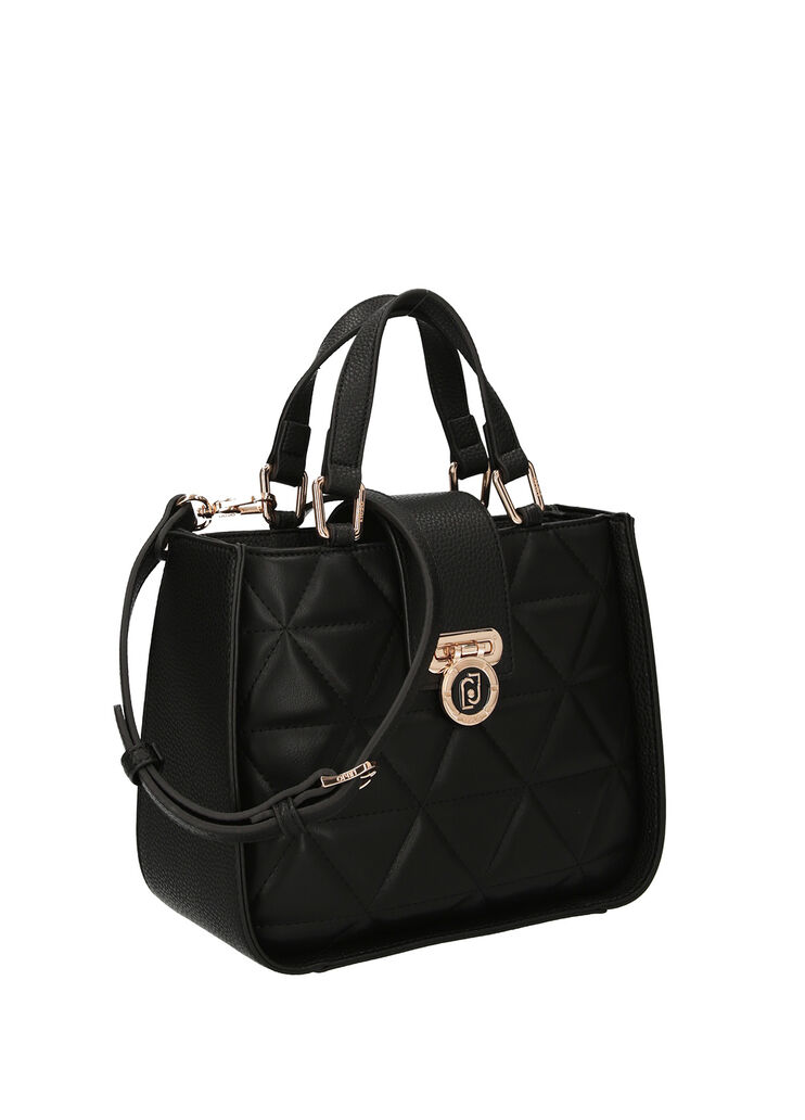 Borsa a mano nera trapuntata nero Liu Jo - large image number 1