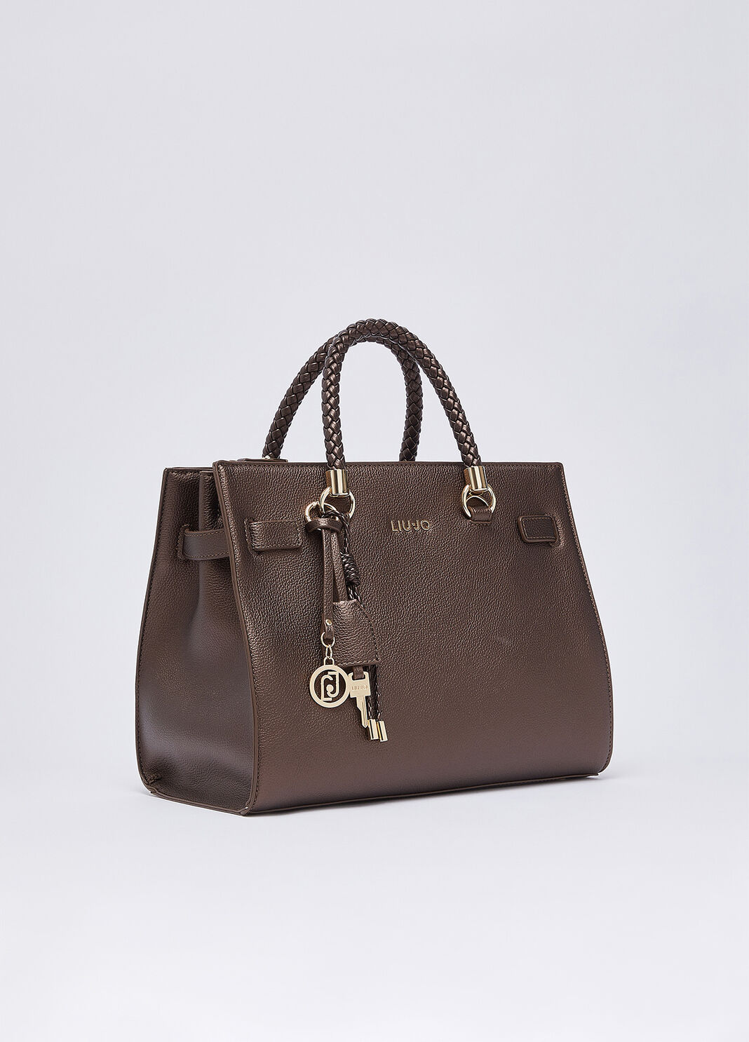 Medium satchel bag dark brown Liu Jo - large image number 2