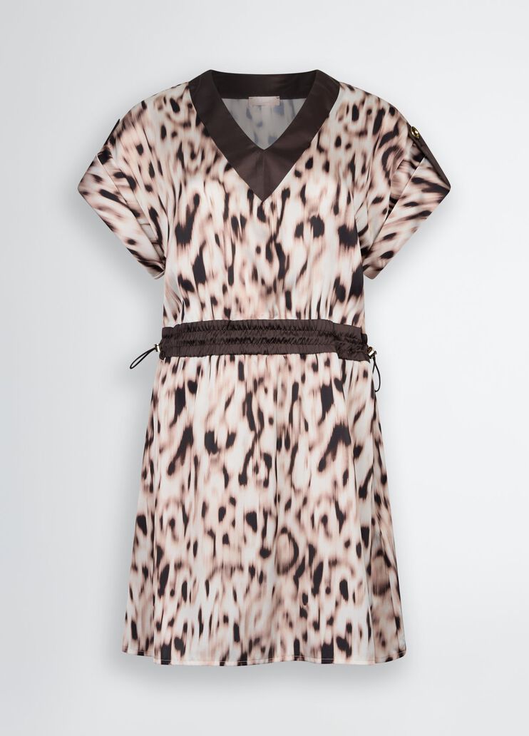 Printed satin dress animal print Liu Jo - large image number 6 Printed satin dress animal print Liu Jo - large image number 6