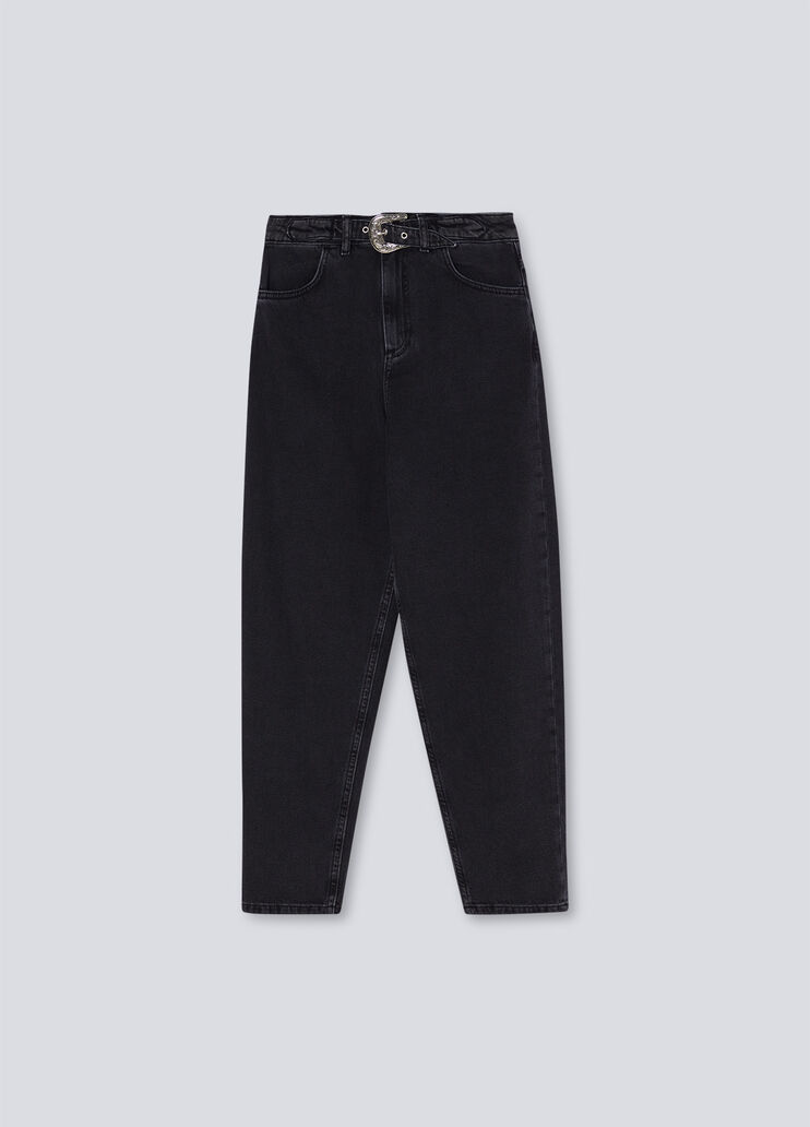Boyfriend jeans with belt black Liu Jo - large image number 4