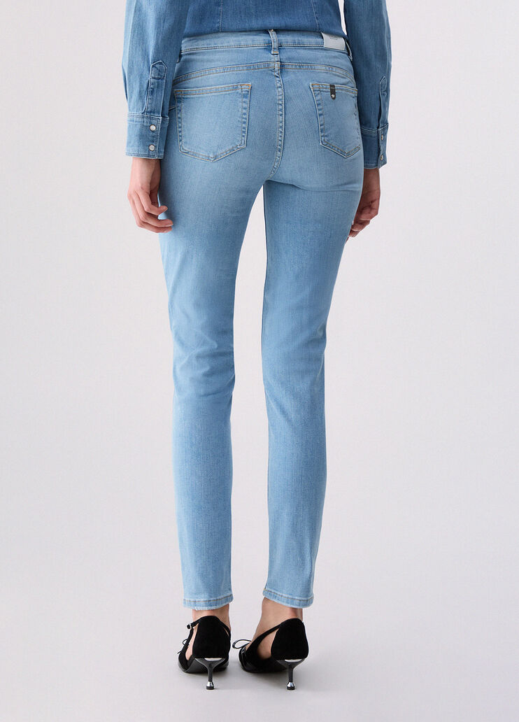 Jeans skinny a vita alta denim blu Liu Jo - medium