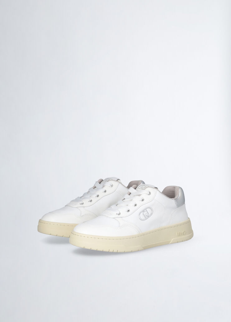 Sneakers in leather white Liu Jo - large image number 2 Sneakers in leather white Liu Jo - large image number 2