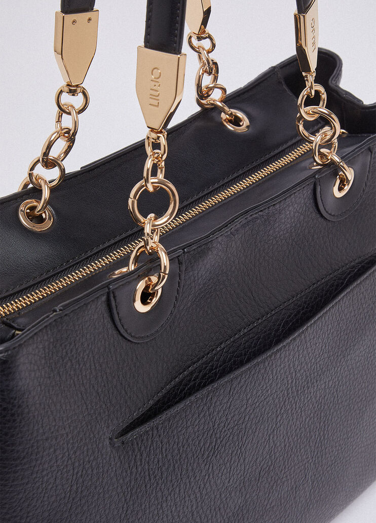 Medium shoulder bag black Liu Jo - large image number 3