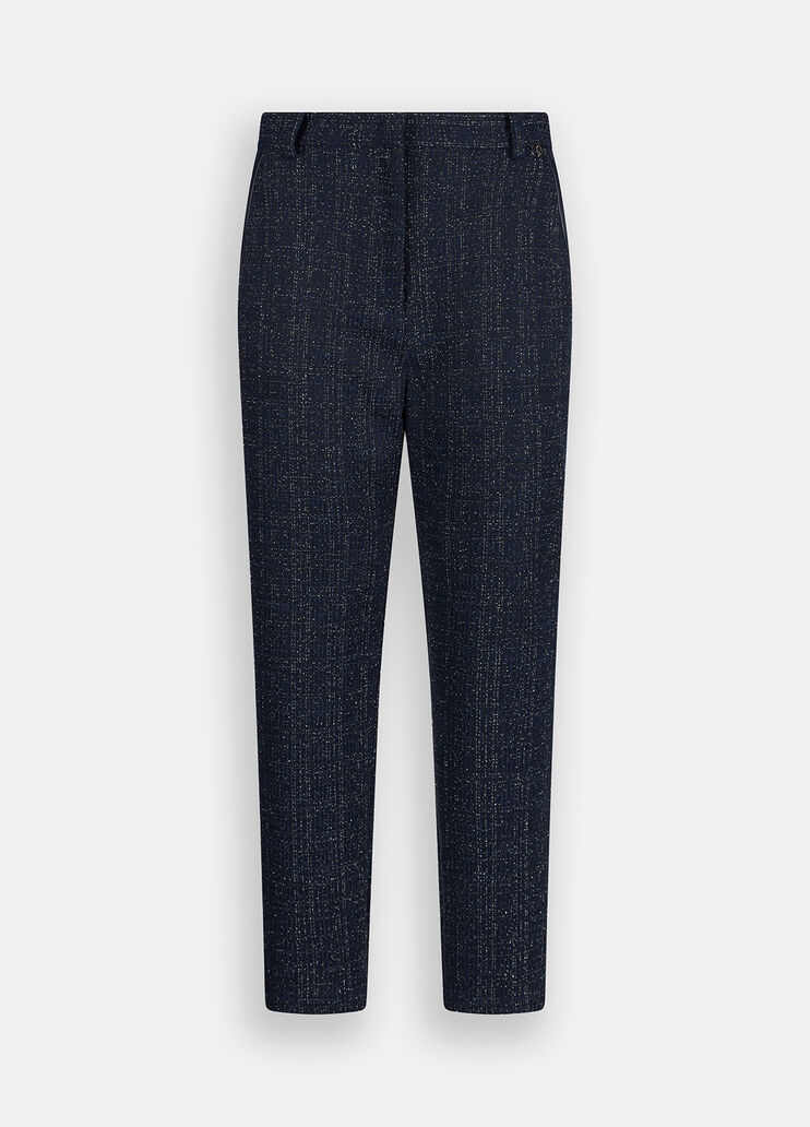 Bouclé trousers blue Liu Jo - large image number 6