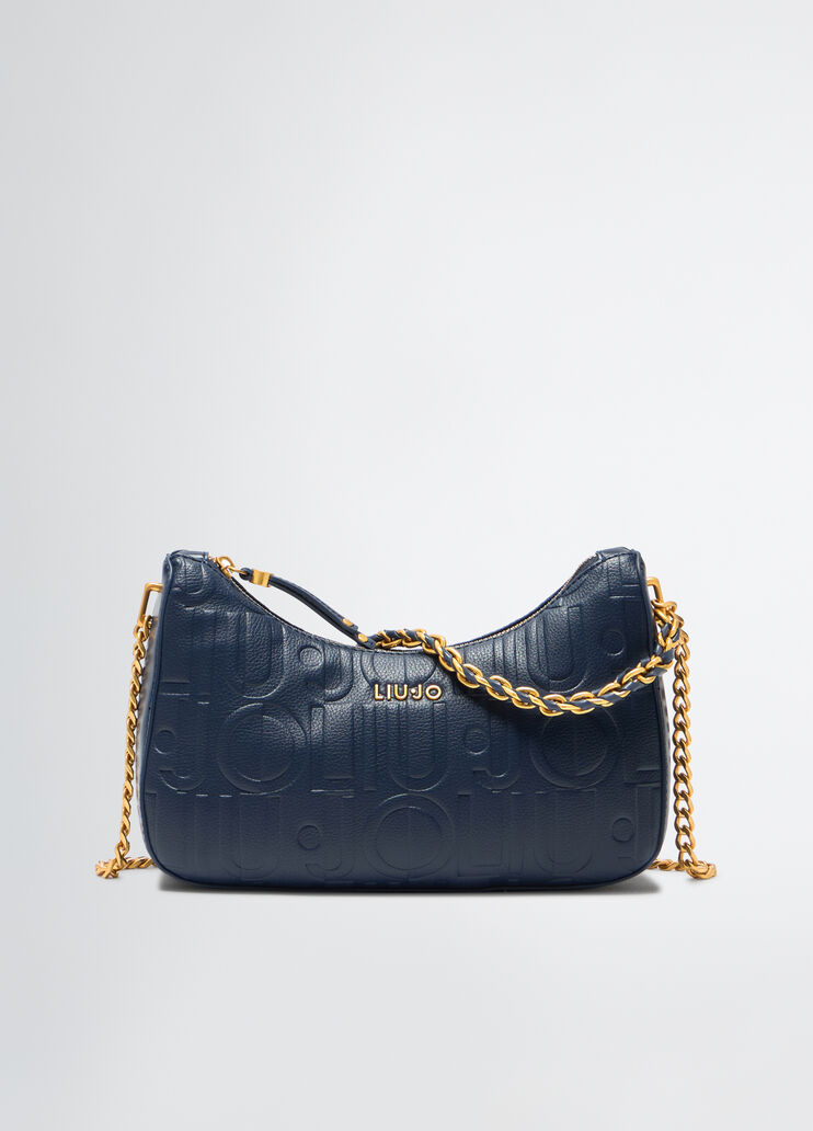 Small bag with logo blue Liu Jo - medium Small bag with logo blue Liu Jo - medium