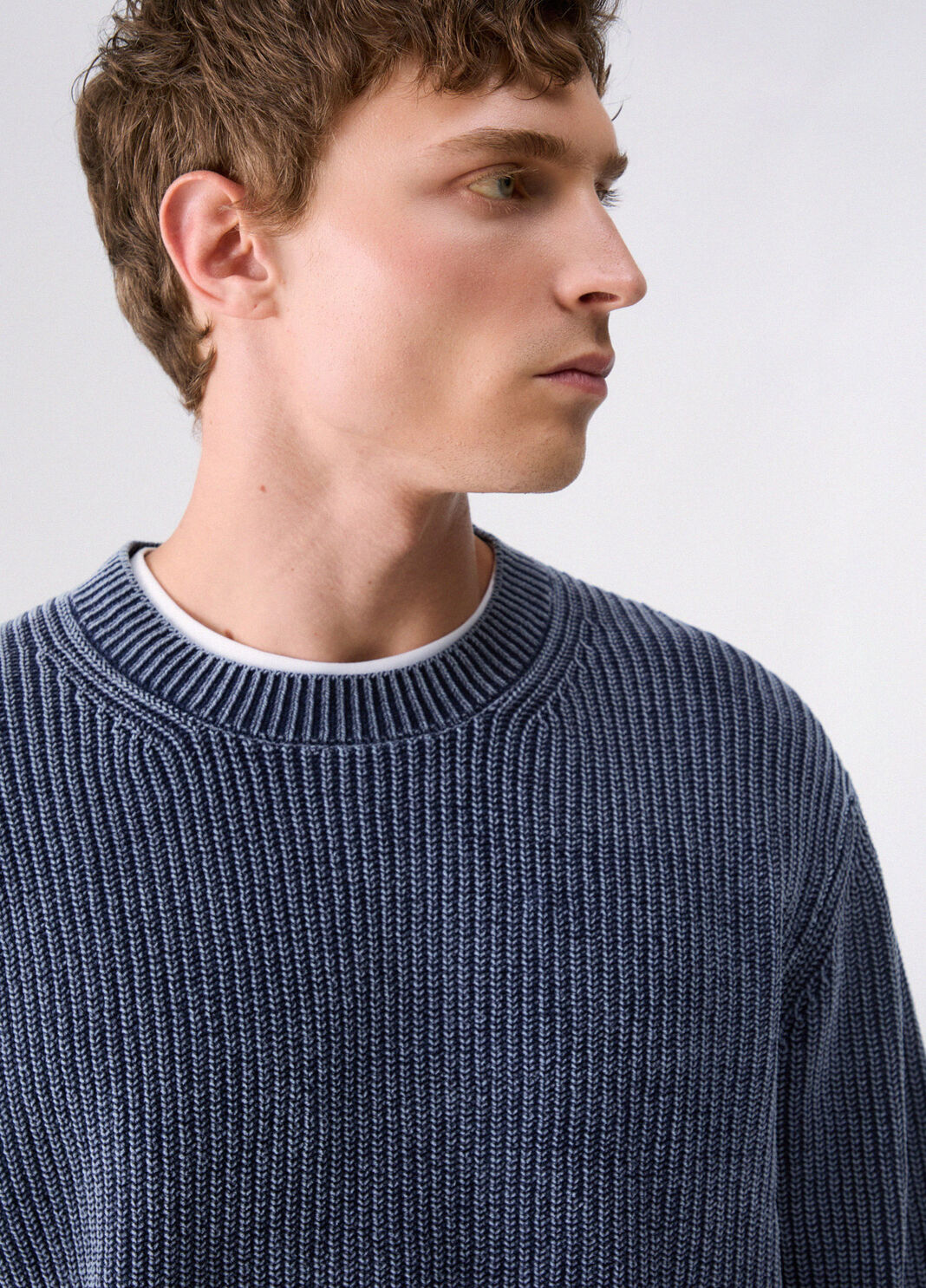 Stonewash Sweater navy blue Liu Jo - large image number 4