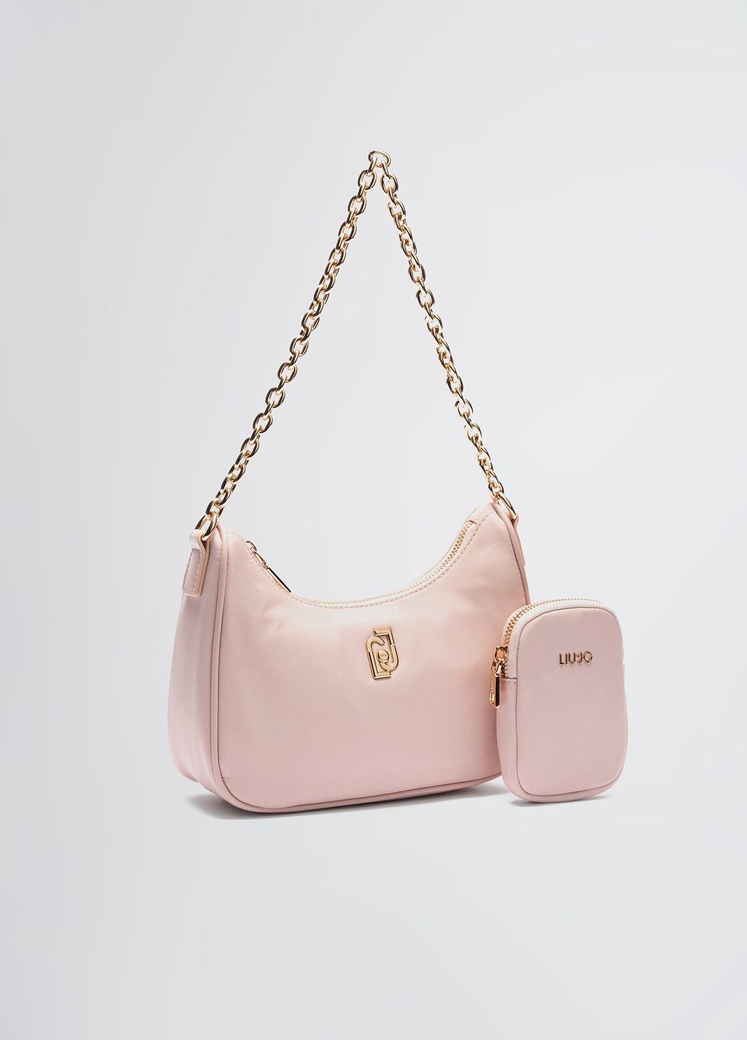 Small hobo bag with charm powder pink Liu Jo - large image number 7