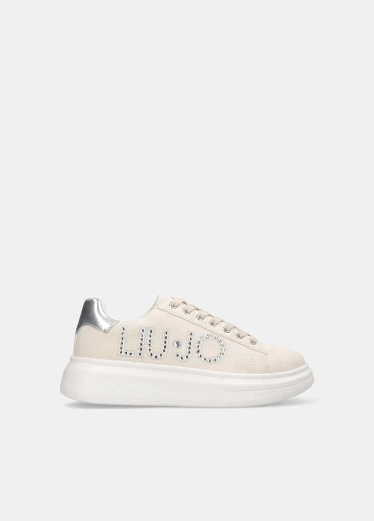 Sneakers with jewel logo white Liu Jo - medium