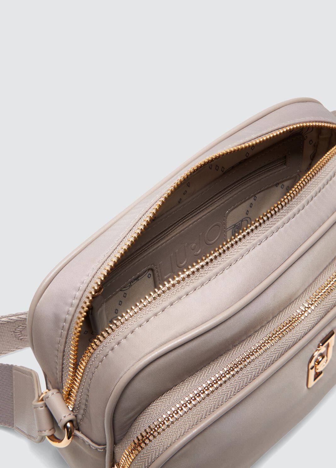 Medium nylon crossbody bag dove grey Liu Jo - large image number 6