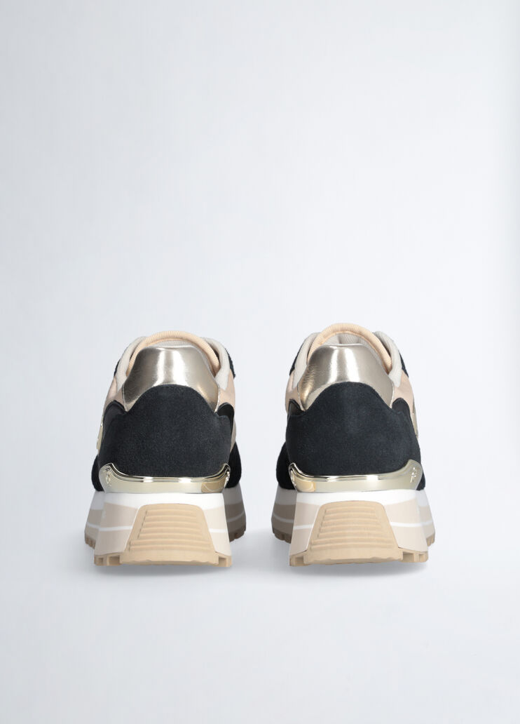 Platform sneakers with floral embroidery black Liu Jo - large image number 7 Platform sneakers with floral embroidery black Liu Jo - large image number 7