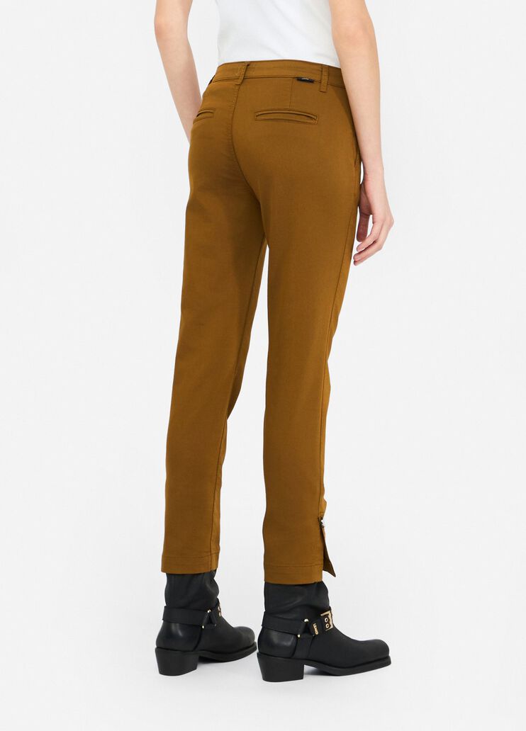 Slim fit chinos cumin Liu Jo - large image number 1