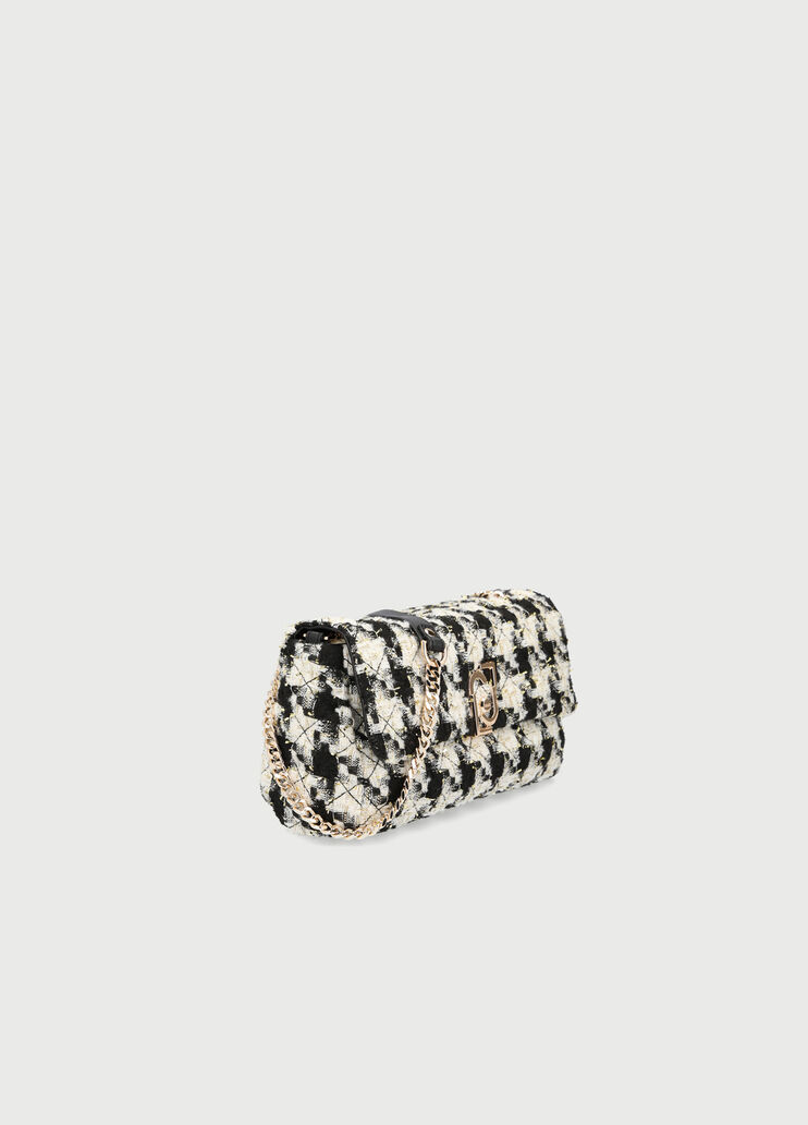 Bouclé crossbody bag Dogstooth check Liu Jo - large image number 1