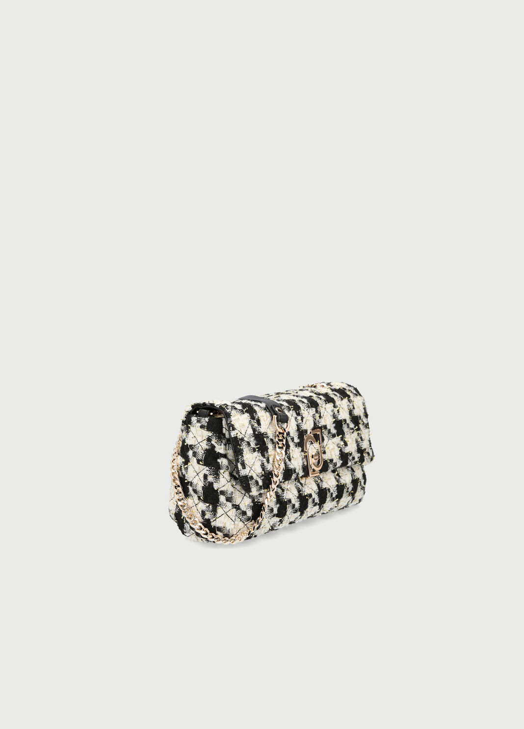 Boucl&eacute; crossbody bag Dogstooth check Liu Jo - large image number 1